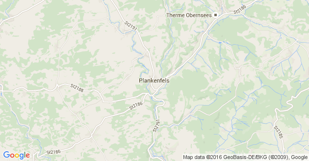 Karte Plankenfels