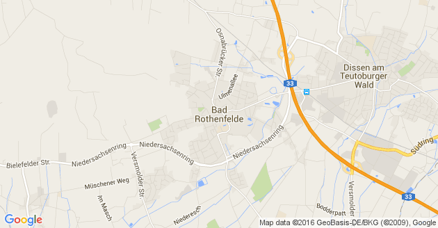 Karte Bad Rothenfelde
