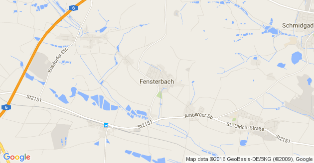 Karte Fensterbach