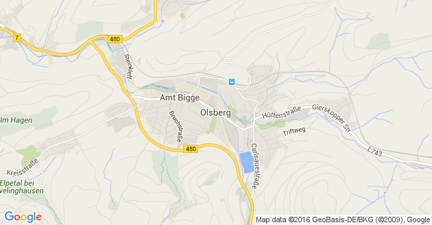 Karte Olsberg                