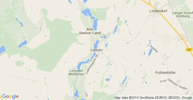 Karte Lietzen