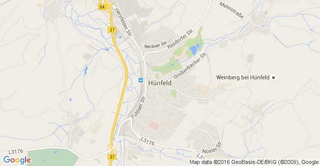 Karte Hünfeld