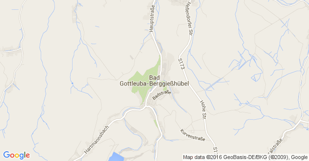 Karte Bad Gottleuba Berggießhübel