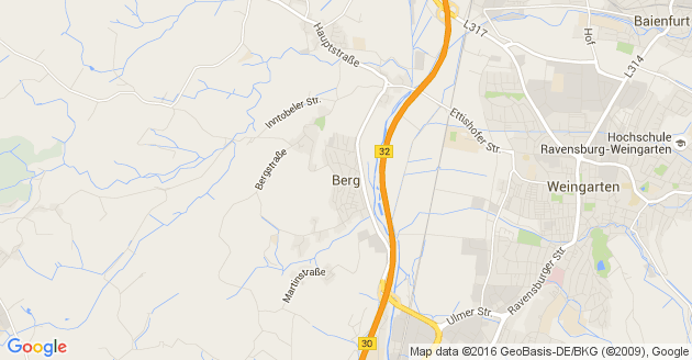 Karte Berg Kreis Ravensburg