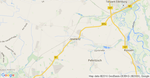 Karte Jesewitz