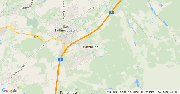 Karte Osterheide