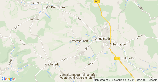 Karte Kefferhausen