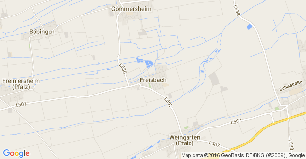 Karte Freisbach