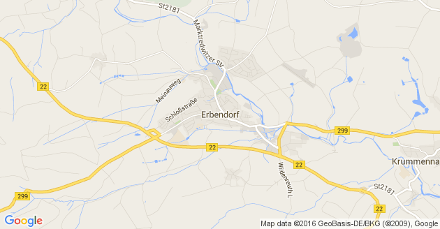 Karte Erbendorf