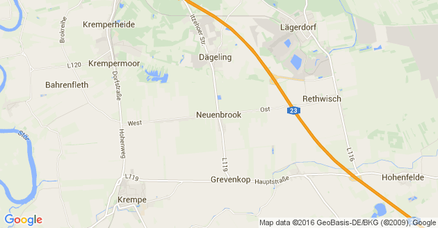 Karte Neuenbrook