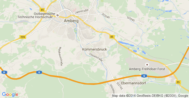 Karte Kümmersbruck