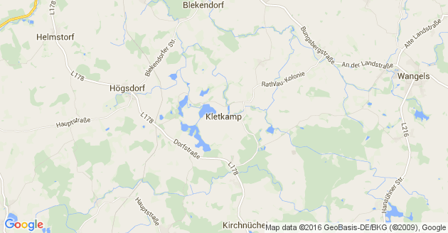 Karte Kletkamp
