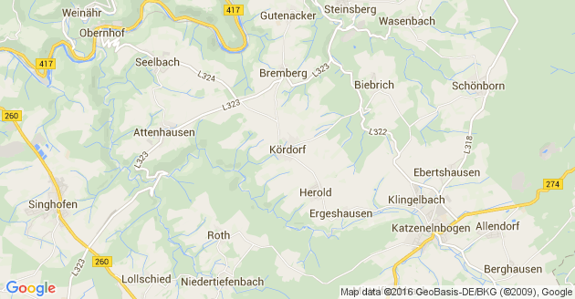 Karte Kördorf