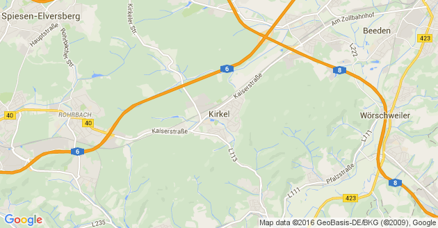 Karte Kirkel