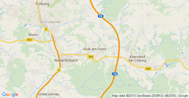 Karte Grub am Forst