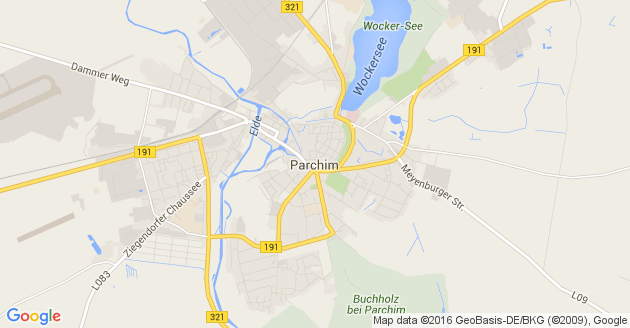 Karte Parchim