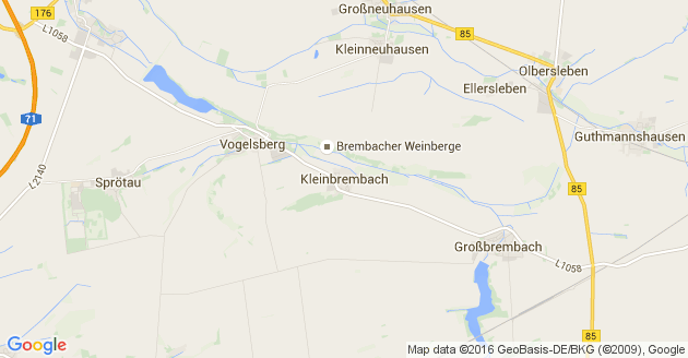 Karte Kleinbrembach