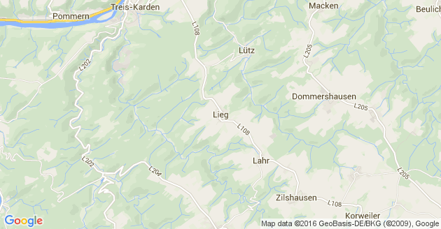Karte Lieg