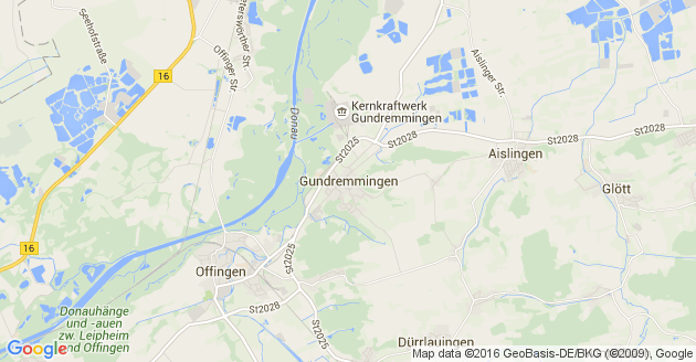 Karte Gundremmingen