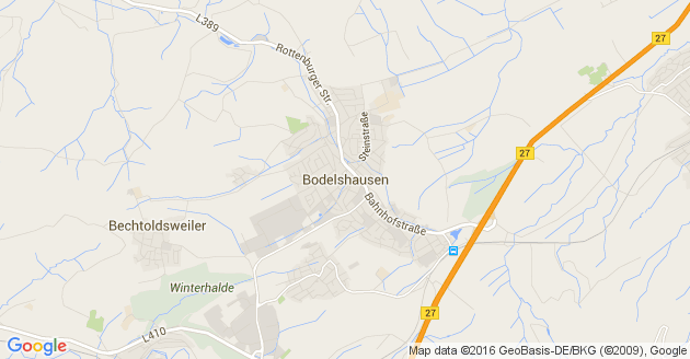 Karte Bodelshausen