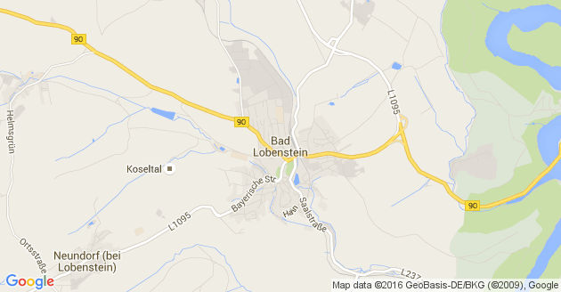 Karte Bad Lobenstein