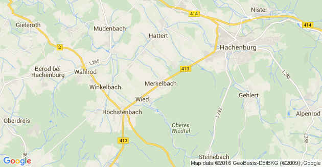 Karte Merkelbach