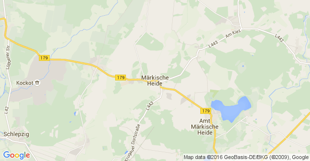 Karte Märkische Heide