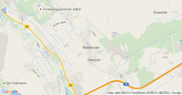Karte Niederzier