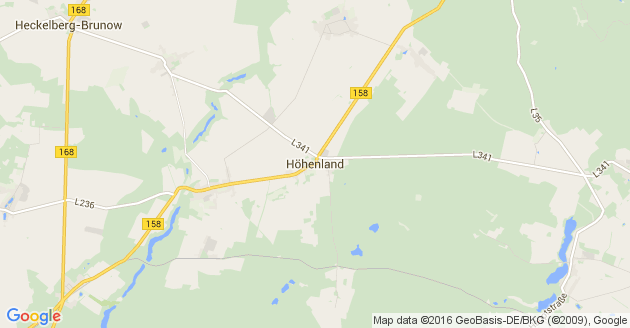 Karte Höhenland