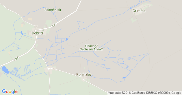 Karte Coswig in Anhalt       