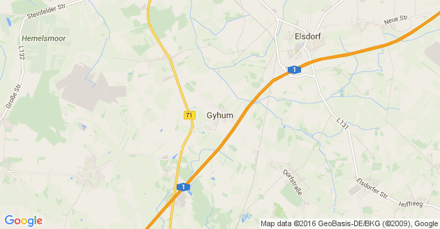 Karte Gyhum