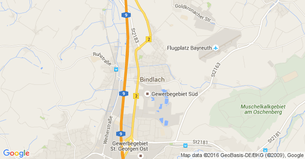 Karte Bindlach