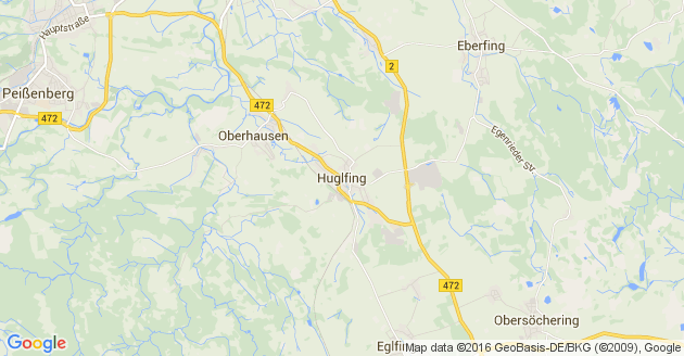 Karte Huglfing