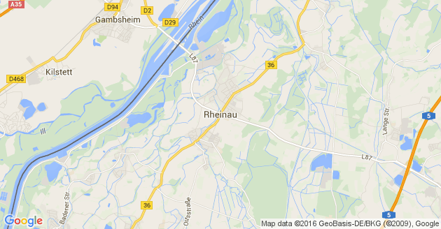Karte Rheinau