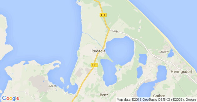 Karte Pudagla