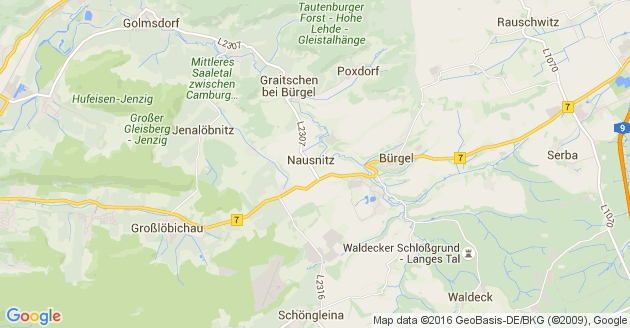Karte Nausnitz