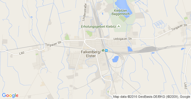 Karte Falkenberg an der Elster