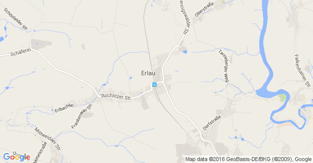 Karte Erlau