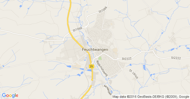 Karte Feuchtwangen