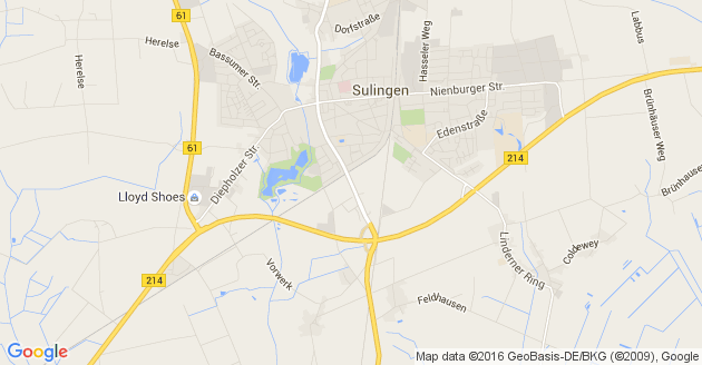 Karte Barenburg bei Sulingen