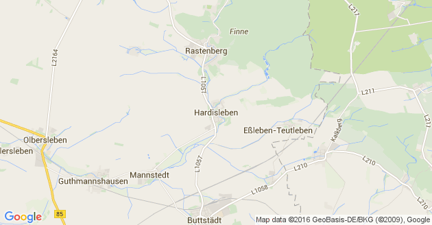 Karte Hardisleben