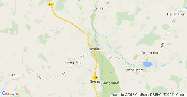 Karte Rehna