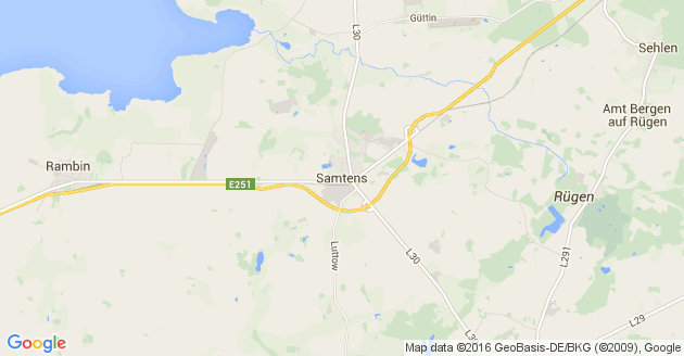 Karte Samtens