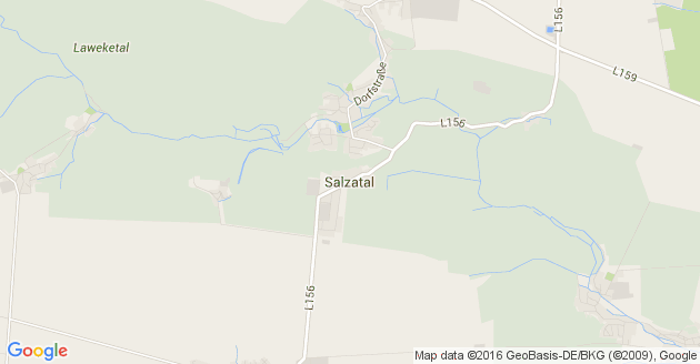 Karte Salzatal