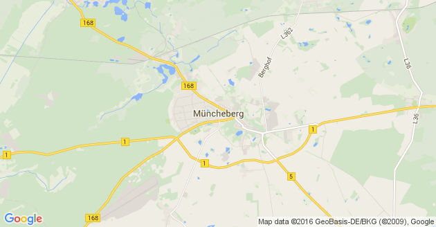 Karte Müncheberg