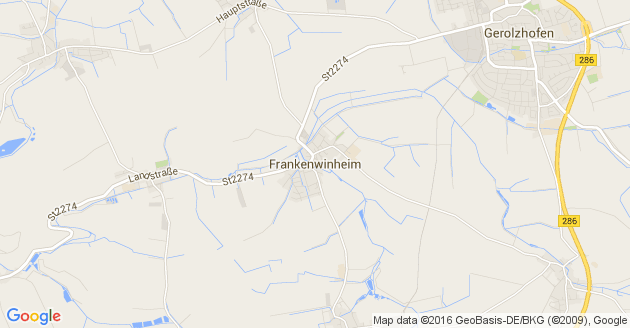 Karte Frankenwinheim