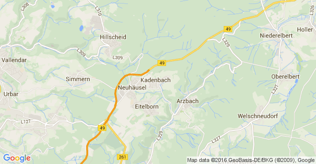 Karte Kadenbach