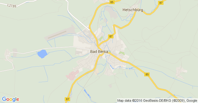 Karte Bad Berka