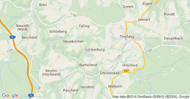 Karte Lückenburg