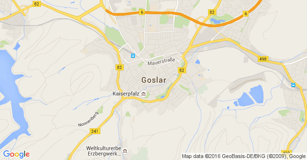 Karte Goslar